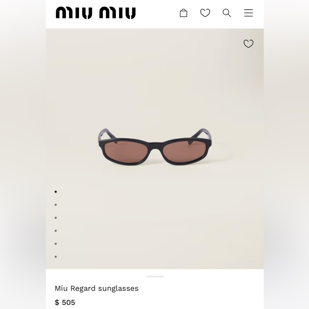 MIU MIU Regard Sunglasses